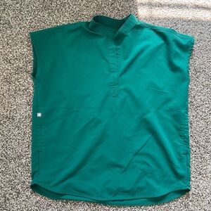 FIGS Hunter Green Rafaela Scrub Top